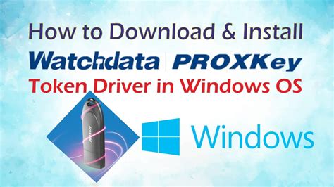 PROXKey token driver Installation – Windows OS – .